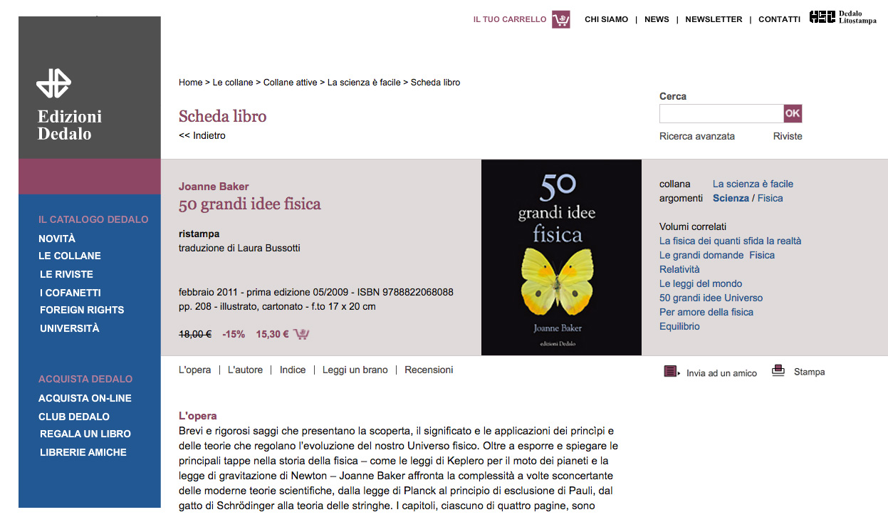Scheda Libro Dedalo